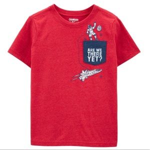 OshKosh Boys Astronaut Pocket Tee Shirt